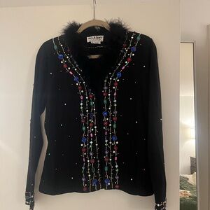 Vintage beaded sweater